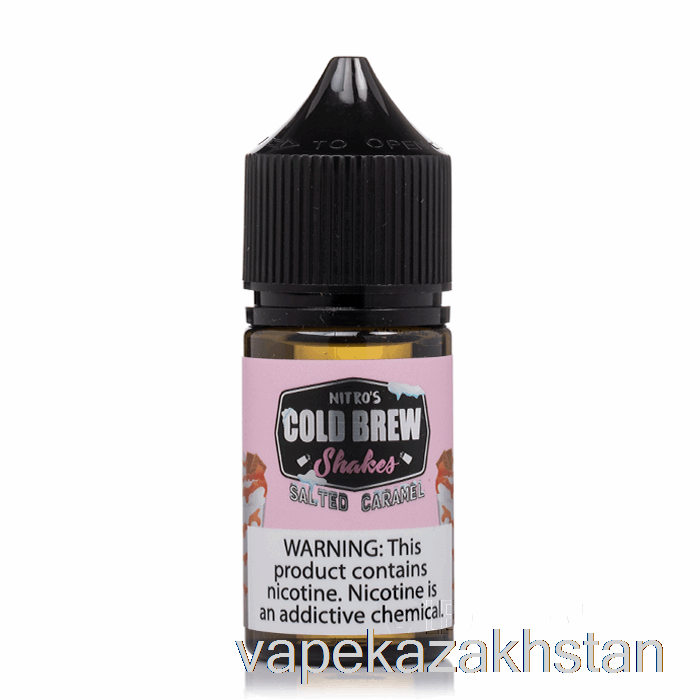Vape Disposable Salted Caramel - Nitros Cold Brew Salts - 30mL 45mg